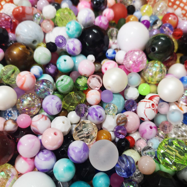 Wholesale Stock Beads/Random Mixed Beads 500g/bag (Can't Pick Beads )